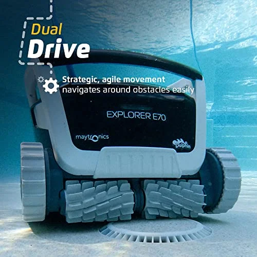 DOLPHIN Explorer E70 Robotic Pool Vacuum Cleaner with Wi-Fi - Image 3